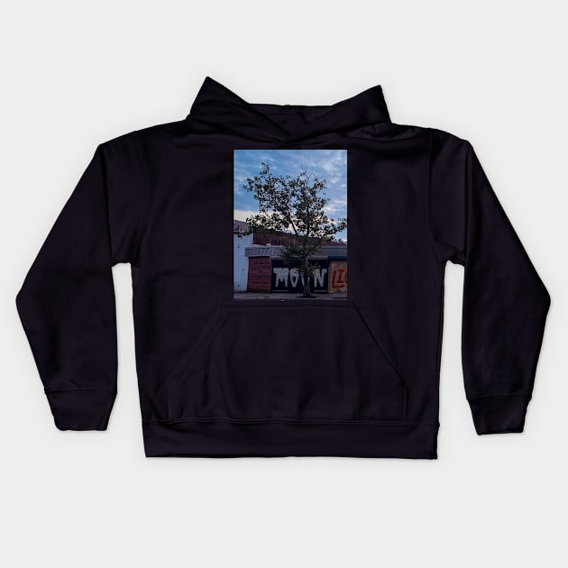 Graffiti Street Art Staten Island NYC Kids Hoodie by eleonoraingrid